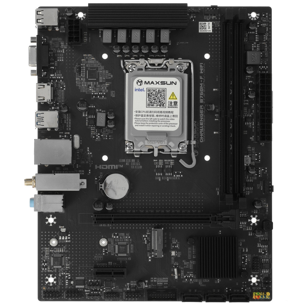 Материнская плата Maxsun MS-Challenger B760M-F WIFI Micro-ATX, LGA 1700 — фото товара