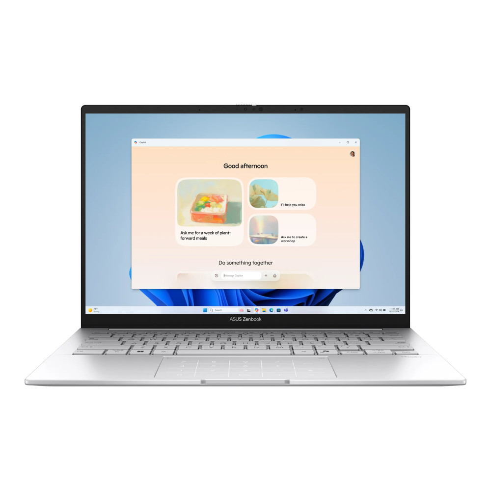 Ноутбук Asus Zenbook 14 UX3405CA-PP157W 90NB14W2-M00LP0 14 ", WQXGA+ 2880x1800 (16:10), Intel, Core Ultra 9, 16 Гб, 1 ТБ, Intel Arc Graphics, Windows 11 Home — фото товара