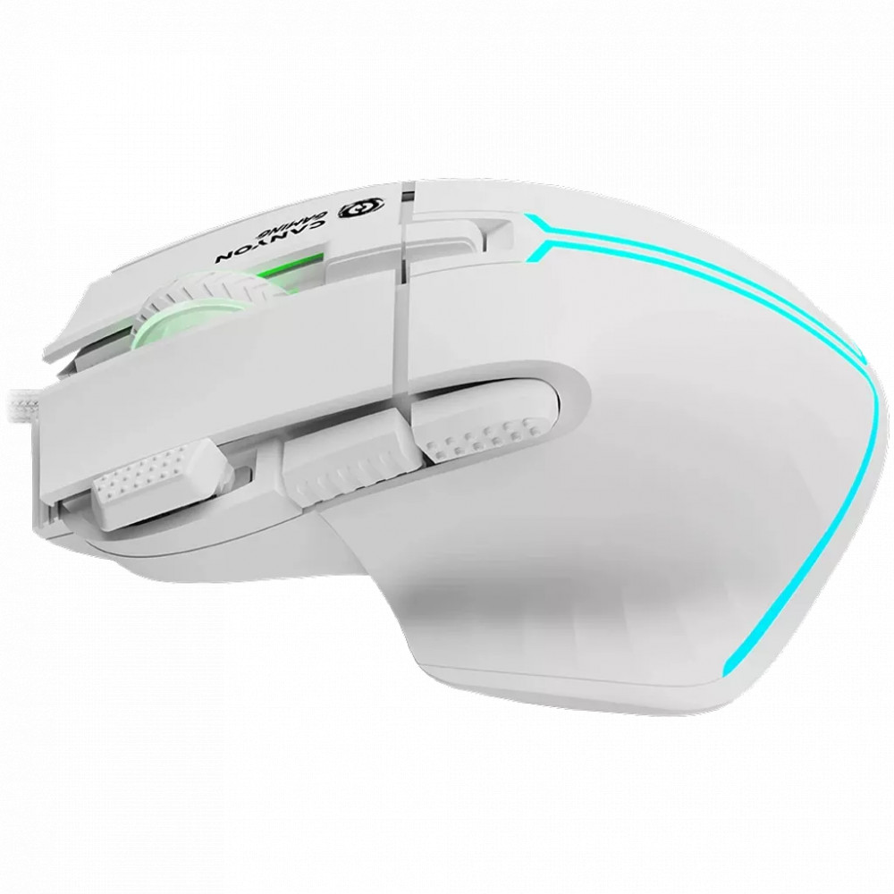 Мышь Canyon Fortnax GM-636 RGB 9buttons Wired White CND-SGM636W Игровые, Проводная - миниатюра 4