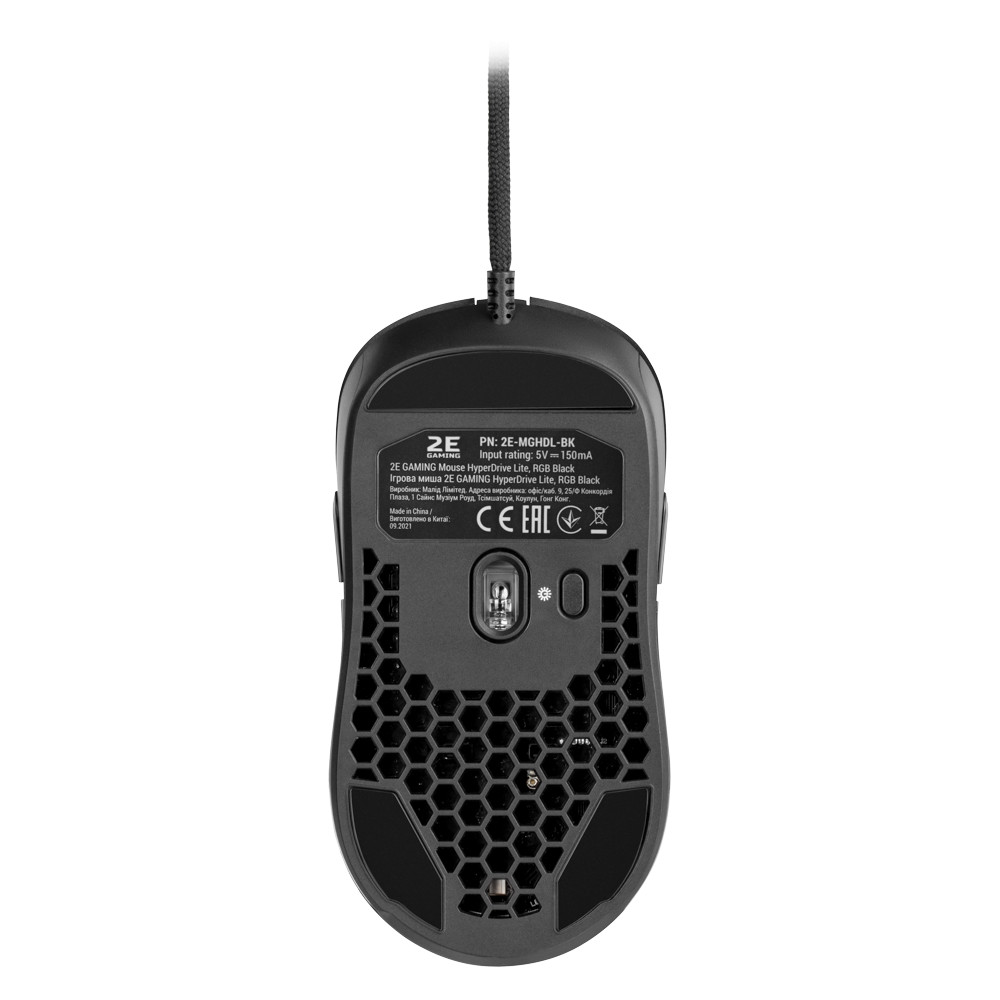 Мышь 2E GAMING HyperDrive Lite 2E-MGHDL-BK Игровые, Проводная - миниатюра 2