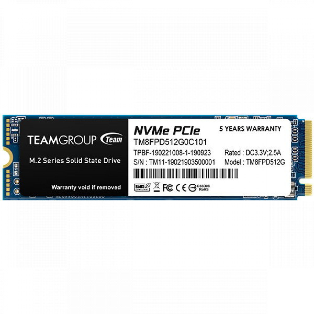 Жесткий диск Team Group MP33 PRO TM8FPD001T0C101 SSD (твердотельные), 1 ТБ, M.2 — фото товара