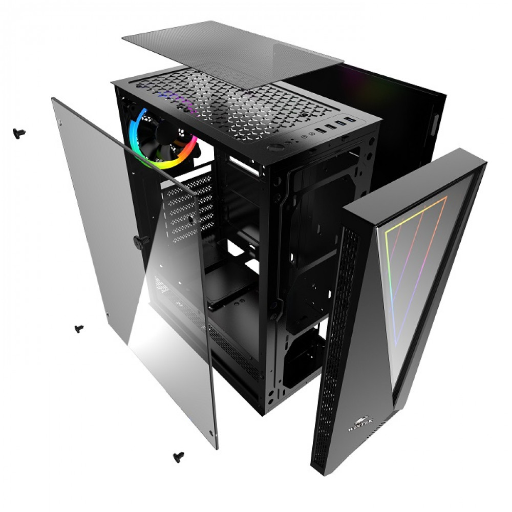 Корпус Wintek Space JX188-5-TG/GT Mid-Tower - миниатюра 5