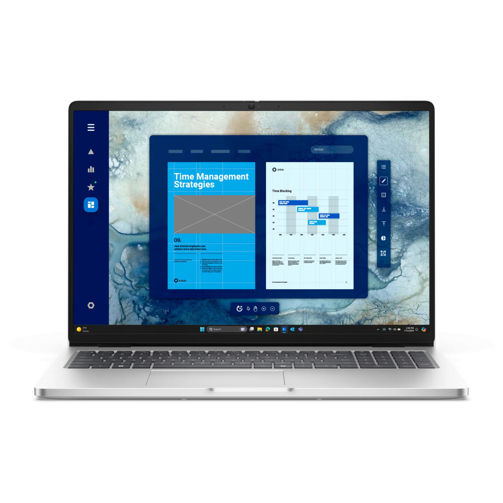 Ноутбук Dell Pro 16 PC16250 210-BQHB_107 16 ", FHD 1920x1080 (16:9), Intel, Core Ultra 7, 16 Гб, 512 ГБ, Intel Arc Graphics, Windows 11 Pro - миниатюра 2