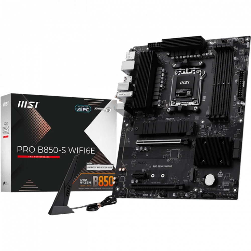 Материнская плата MSI PRO B850-S WIFI6E ATX, AMD AM5 - миниатюра 5