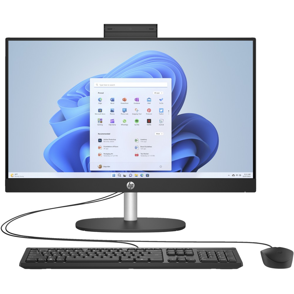 Моноблок HP All-in-One 24-cr0019ci 7Y0B5EA 23.8, AMD, Ryzen 5, 7520U — фото товара