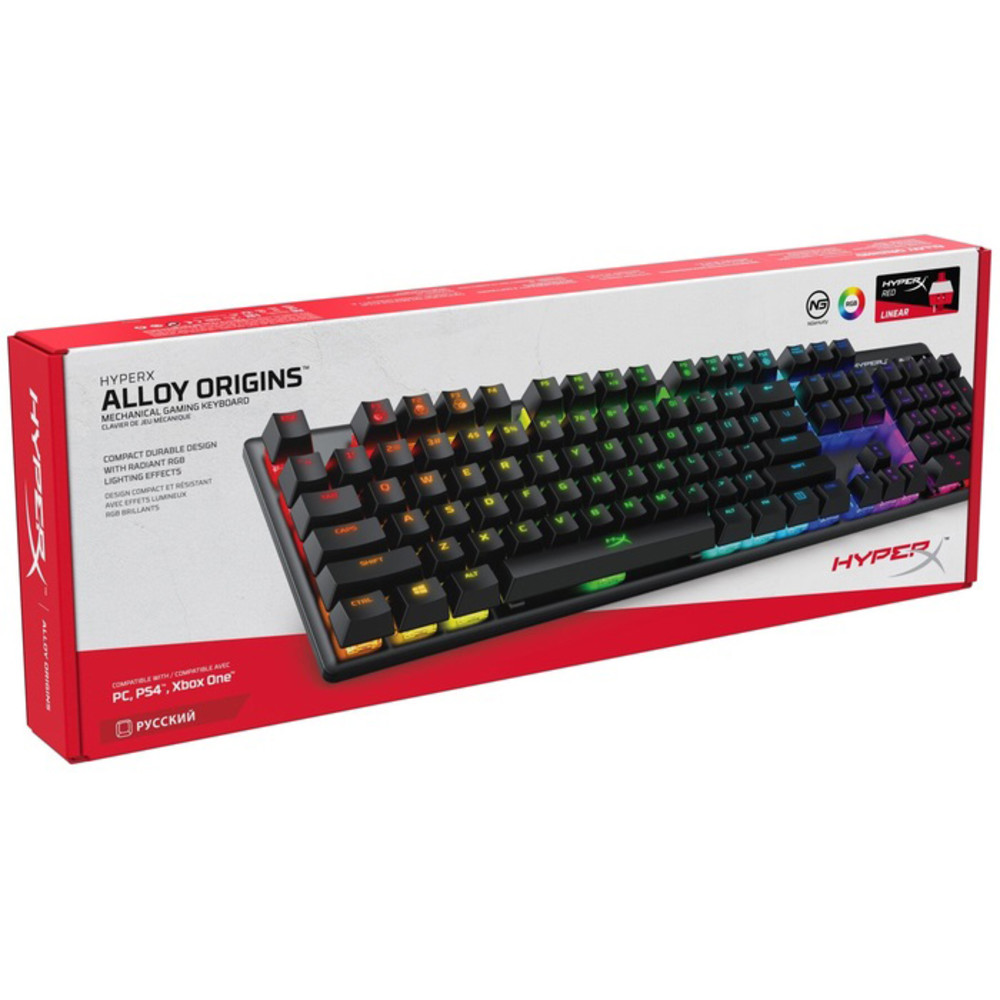 Клавиатура HyperX Alloy Origins USB HX-KB6RDX-RU Проводная, USB - миниатюра 6