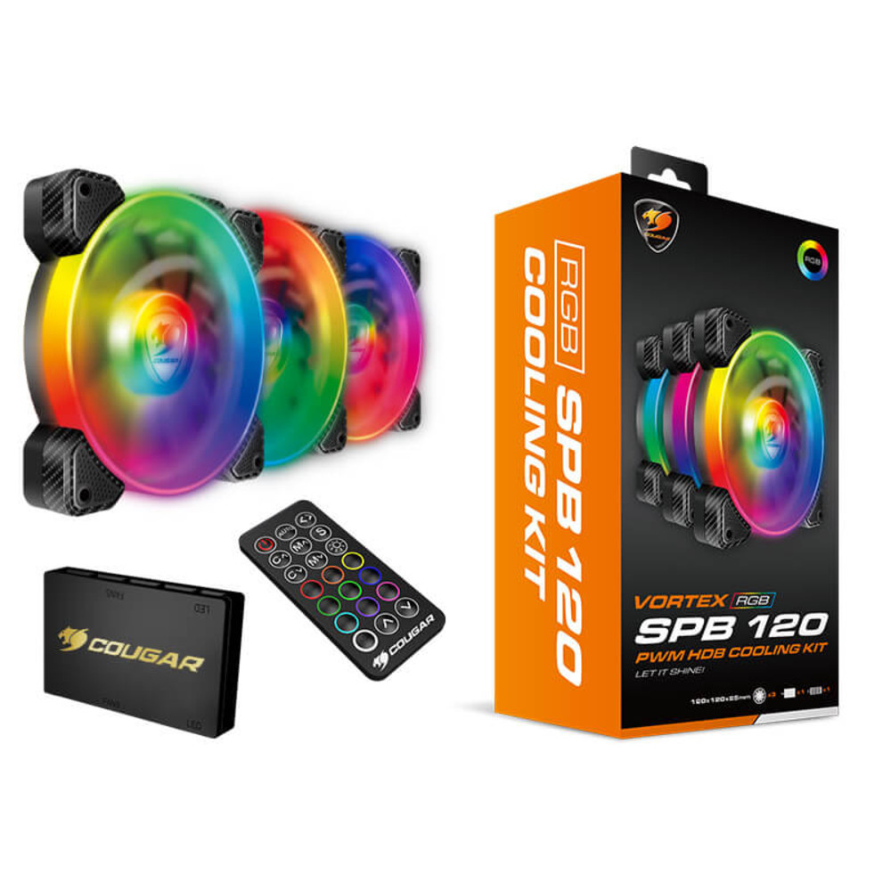 Система охлаждения Cougar VORTEX RGB SPB 120 CF-V12SET-SPBRGB — фото товара