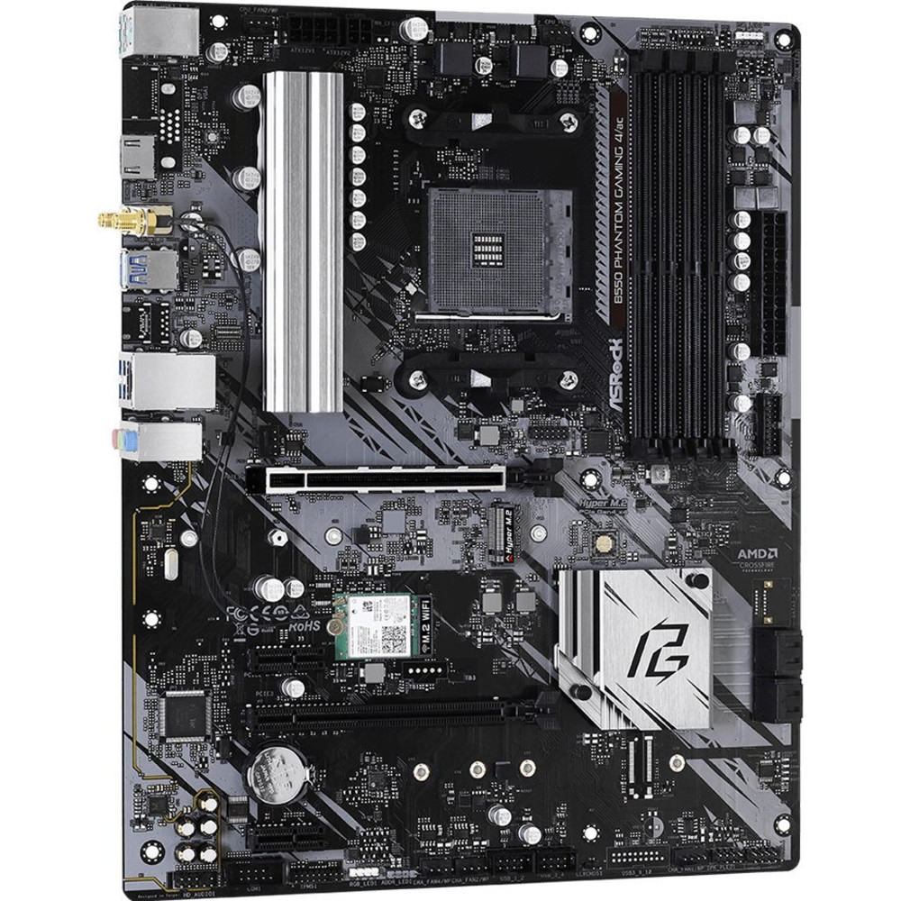 Материнская плата ASRock B550 Phantom Gaming 4 B550 PHANTOM GAMING 4 ATX, AMD AM4 - миниатюра 3