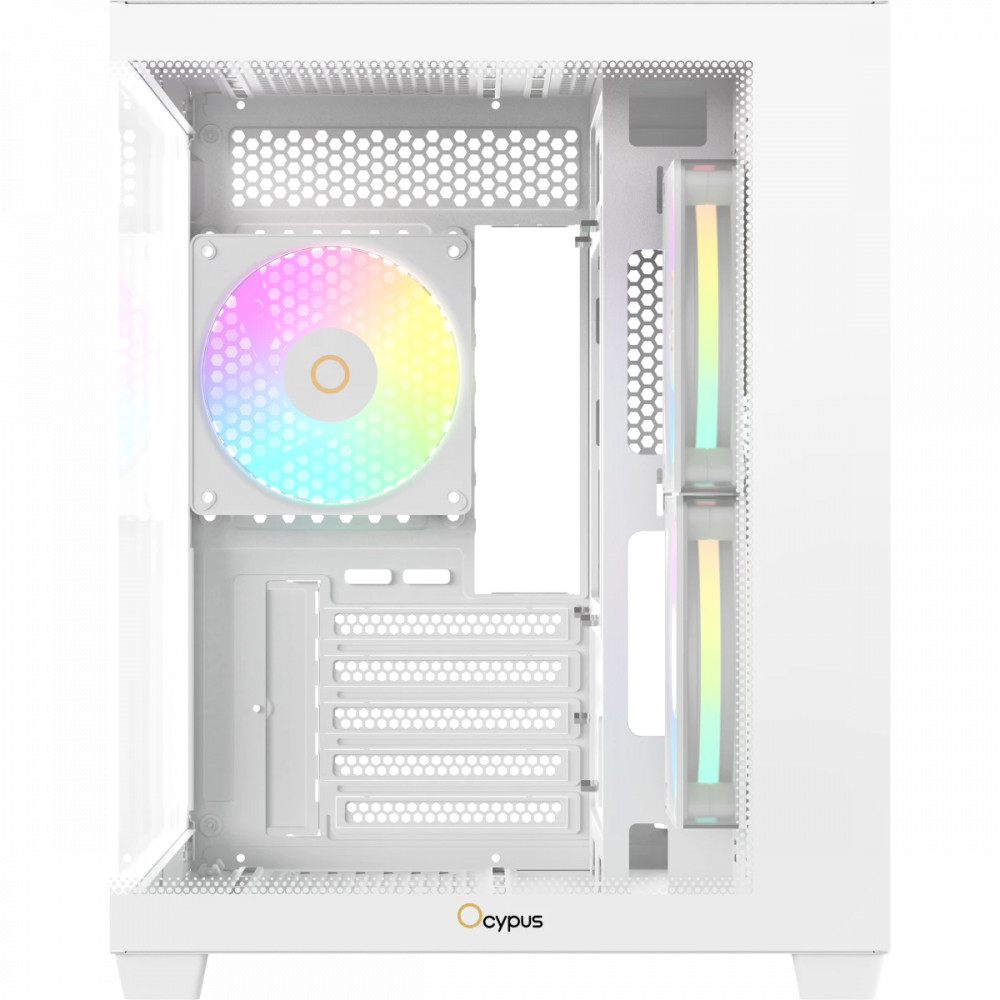 Корпус Ocypus Gamma C54 WH ARGB Gamma-C54-WHD300XX-GL Mini-Tower - миниатюра 2