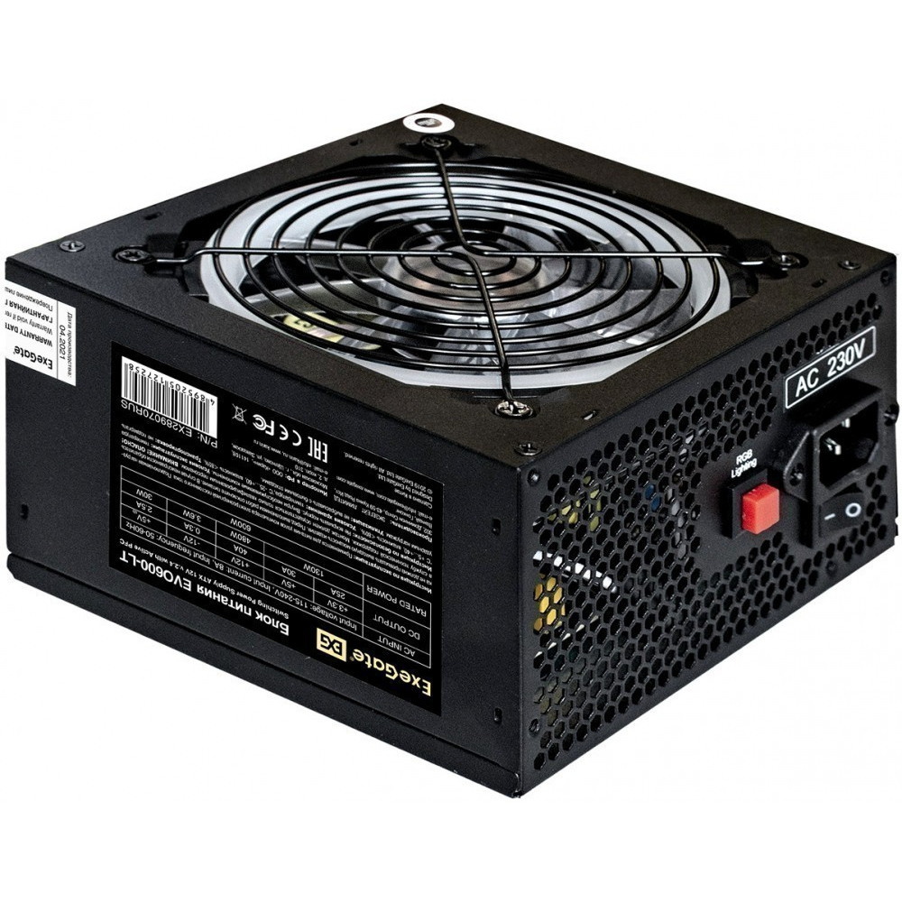 Блок питания ExeGate EVO800-LT EX289069RUS-S 800 Вт - миниатюра 2