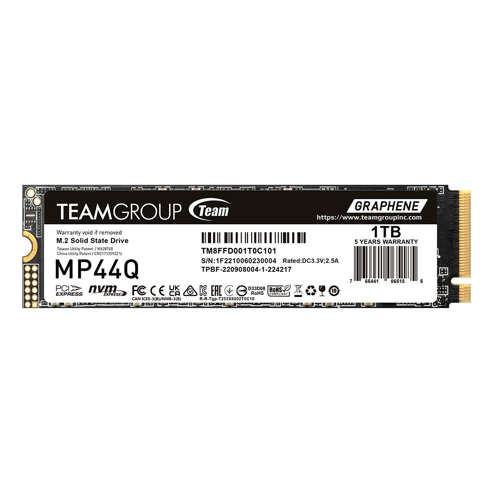 Жесткий диск Team Group MP44Q TM8FFD001T0C101 SSD (твердотельные), 1 ТБ, M.2, PCIe — фото товара