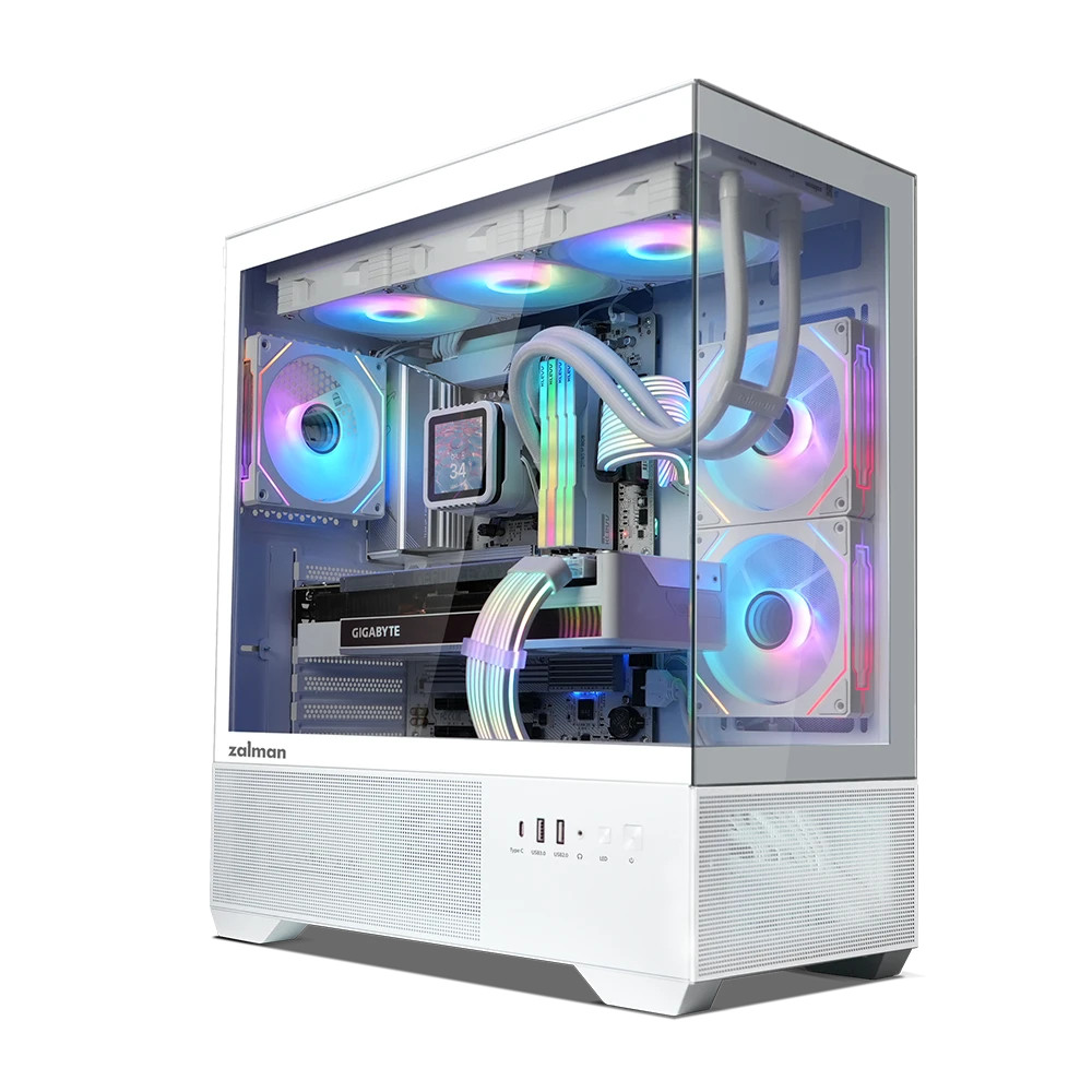 Корпус Zalman Chronix White CHRONIX White Mid-Tower - миниатюра 5