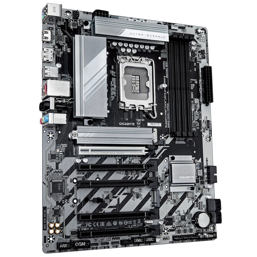 Материнская плата Gigabyte B860 DS3H WIFI6E ATX, LGA 1851 - миниатюра 2