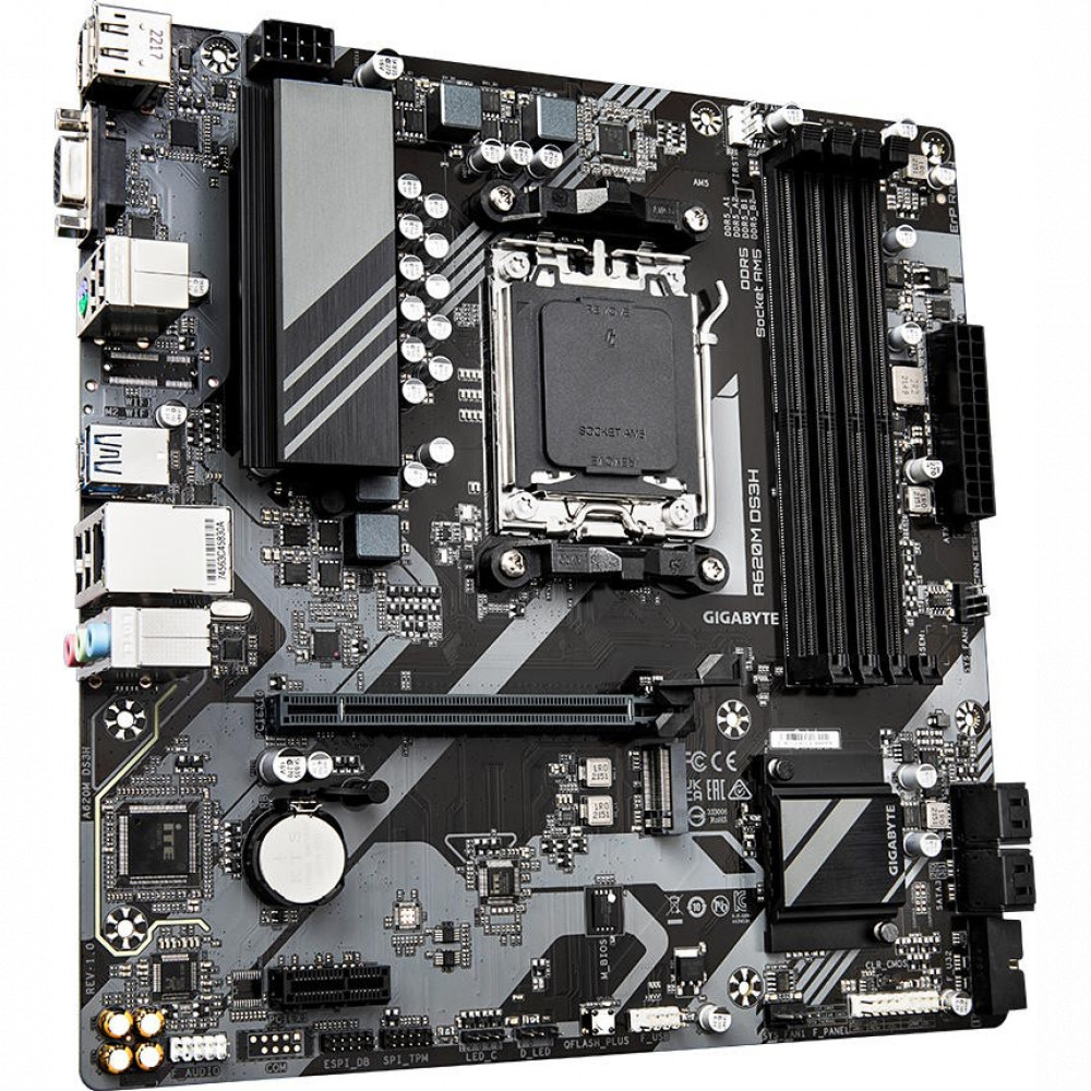 Материнская плата Gigabyte A620M DS3H Micro-ATX, AMD AM5 — фото товара