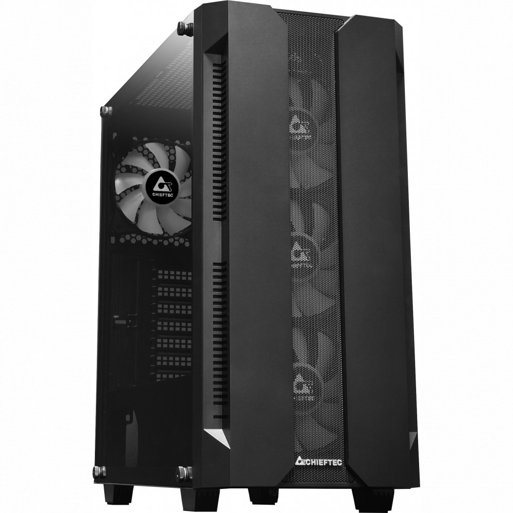 Корпус 2E Gaming Hunter Tempered Glass Edition GS-01B-OP Mid-Tower - миниатюра 2