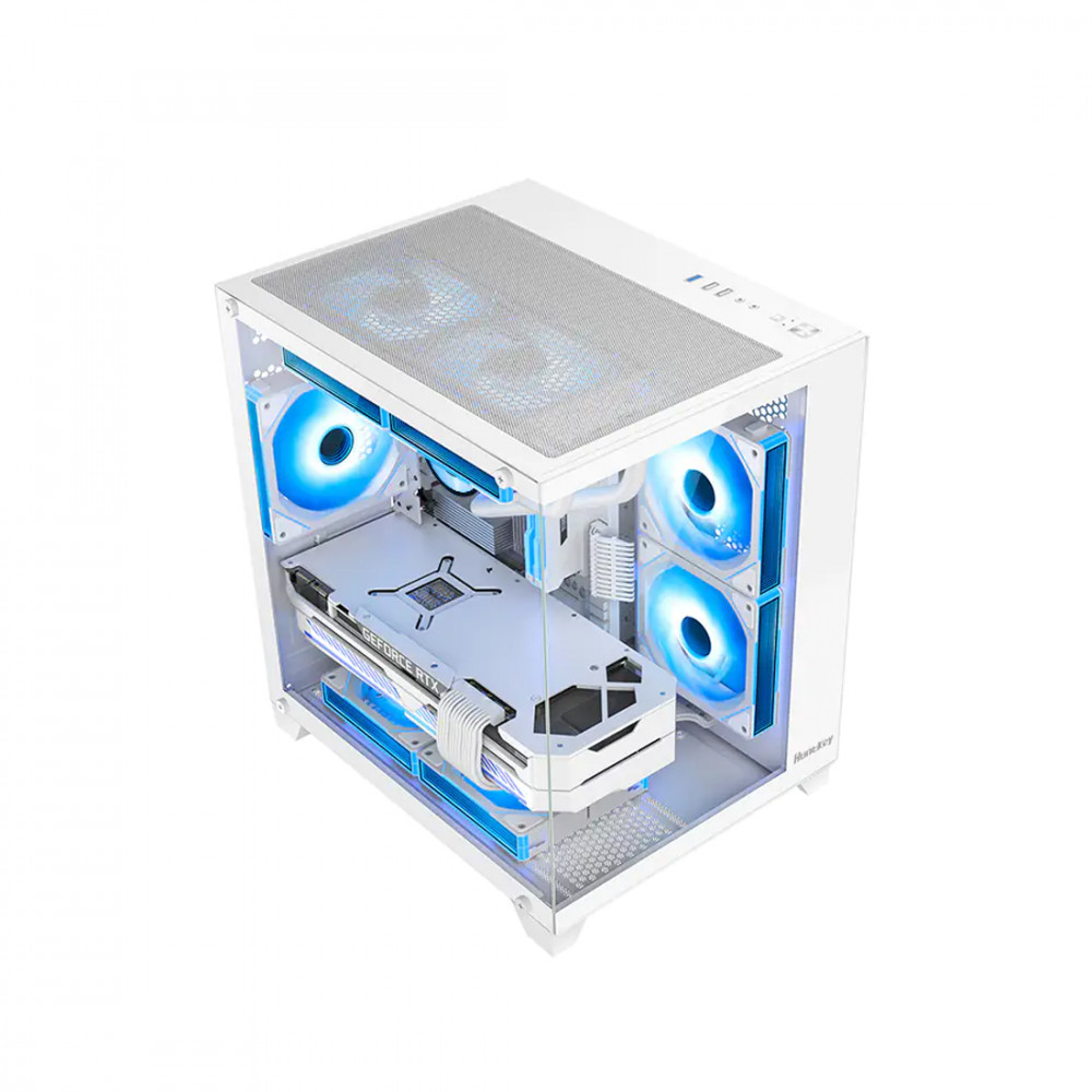 Корпус Huntkey S900 White Mini-Tower - миниатюра 2