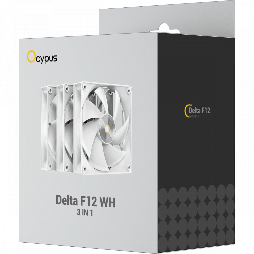 Система охлаждения Ocypus Delta F12 WH 3-IN-1 Delta-F12-WH3NM00X-GL Для системного блока - миниатюра 5