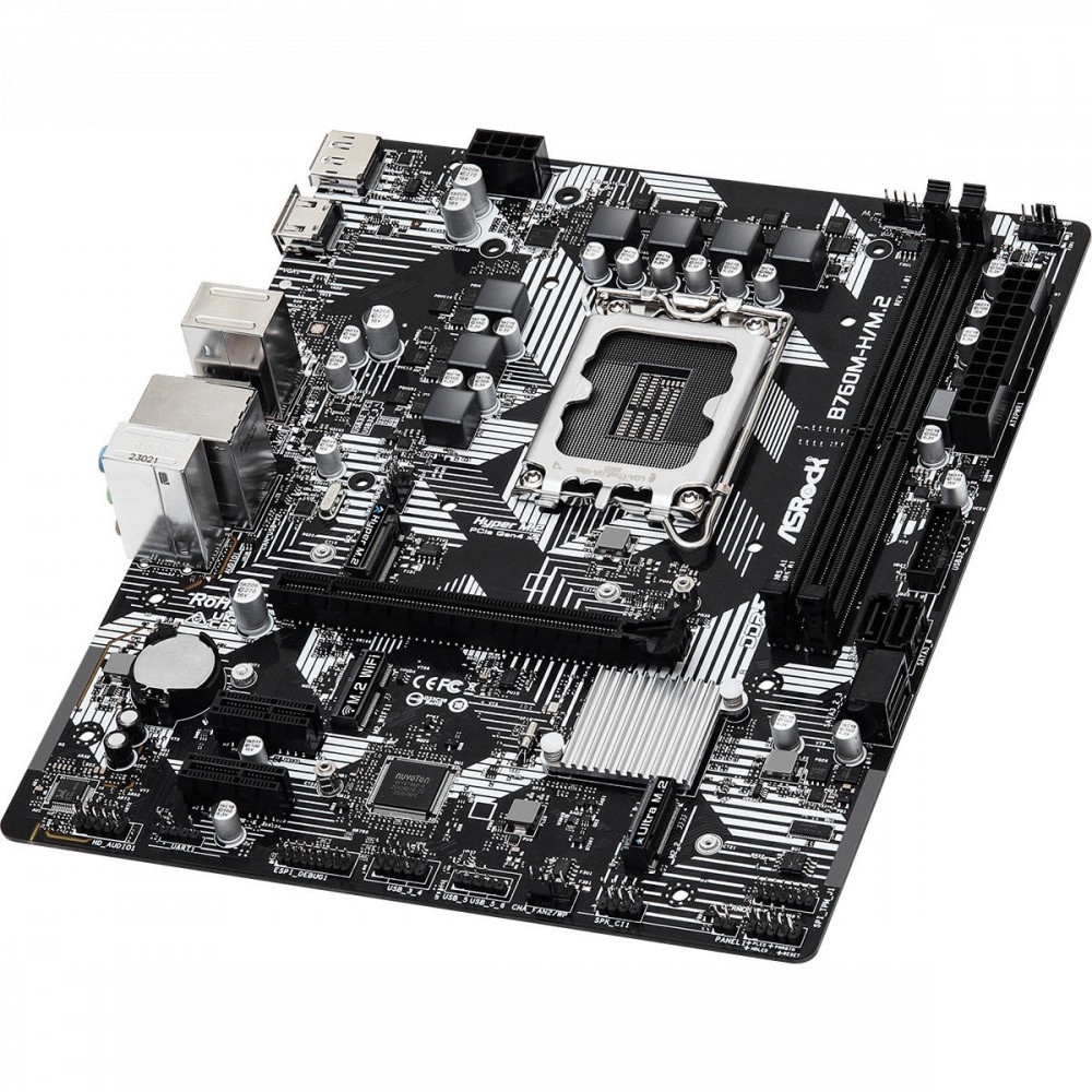 Материнская плата ASRock B760M-H2/M.2 Micro-ATX, LGA 1700 - миниатюра 3