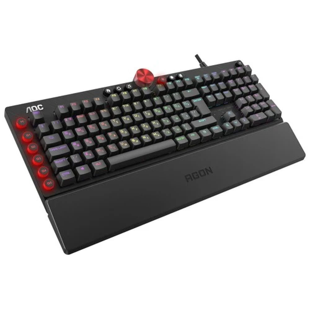 Клавиатура AOC AGK700 AGK700DR2R Проводная, USB - миниатюра 3