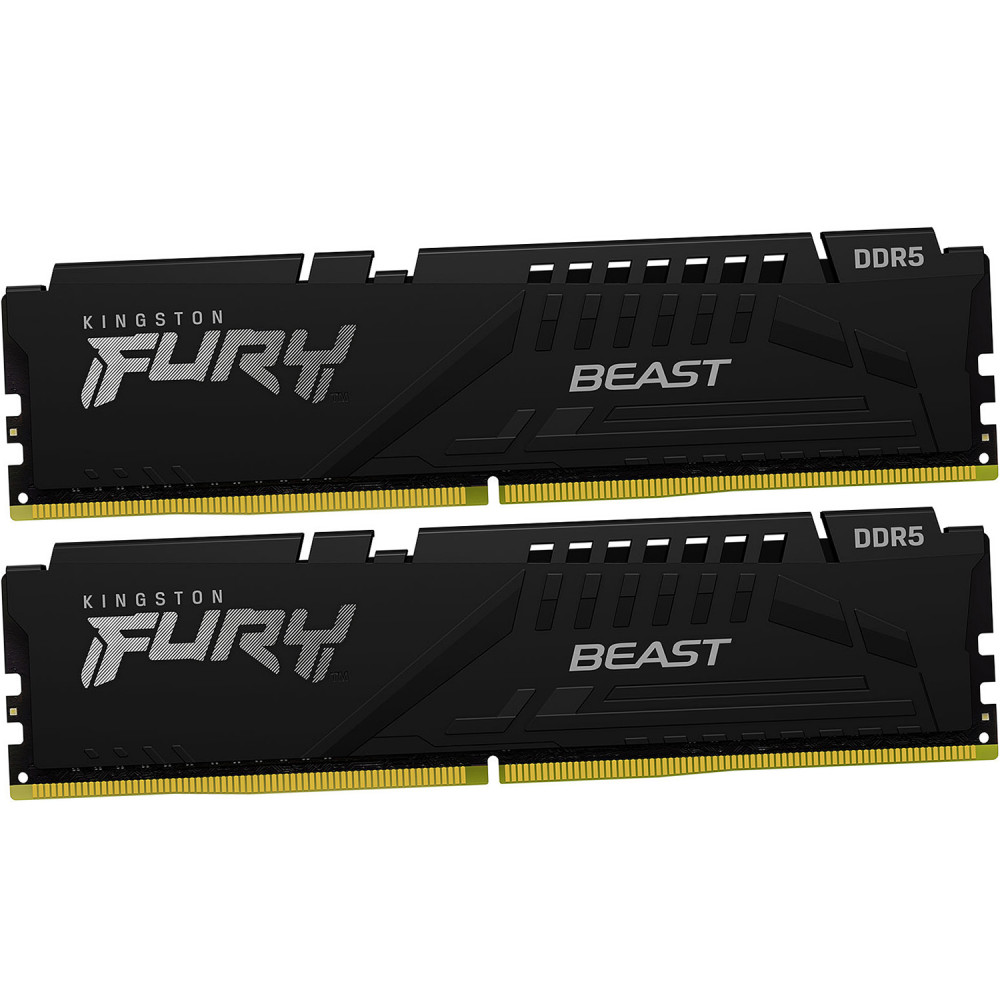 ОЗУ Kingston Fury Beast KF568C34BBEK2-32 DIMM, DDR5, 32 Гб (2 х 16 Гб), 6800 МГц — фото товара