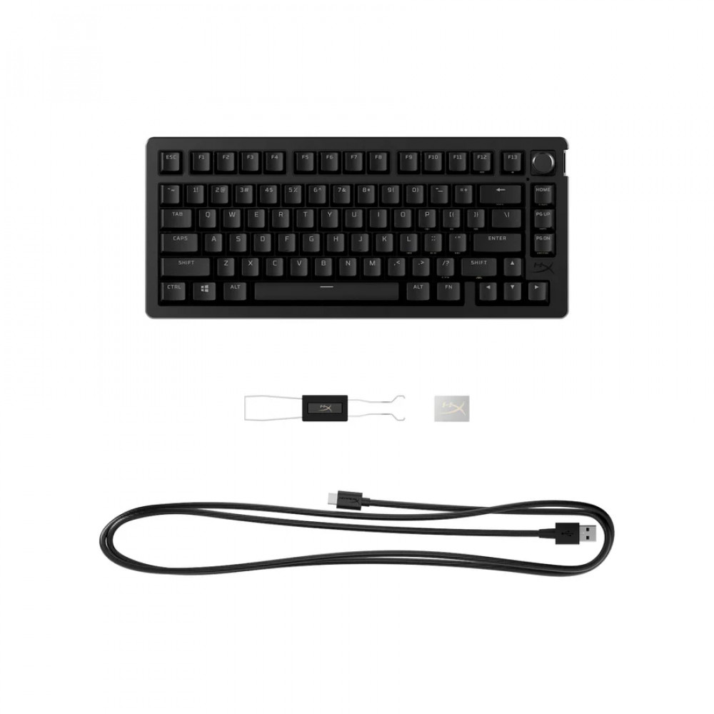 Клавиатура HyperX Alloy Rise 75 Wireless Black 91Y91AA#ACB Беспроводная, USB - миниатюра 4