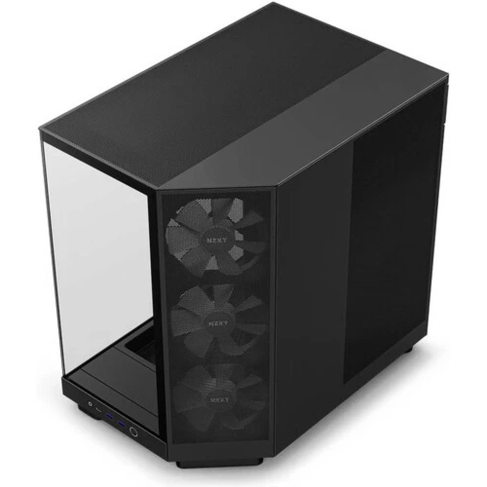 Корпус NZXT H6 Flow RGB Black CC-H61FB-R1 Mid-Tower - миниатюра 2