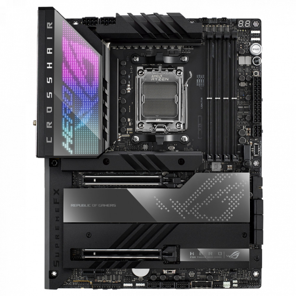 Материнская плата Asus ROG CROSSHAIR X670E HERO ATX, AMD AM5 - миниатюра 3