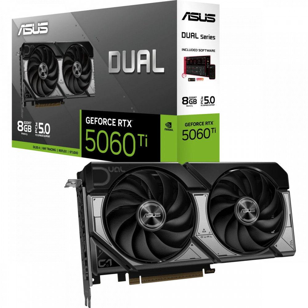 Видеокарта Asus GeForce RTX 5060 Ti DUAL 8Gb 90YV0MP3-M0NA00 8 ГБ - миниатюра 5