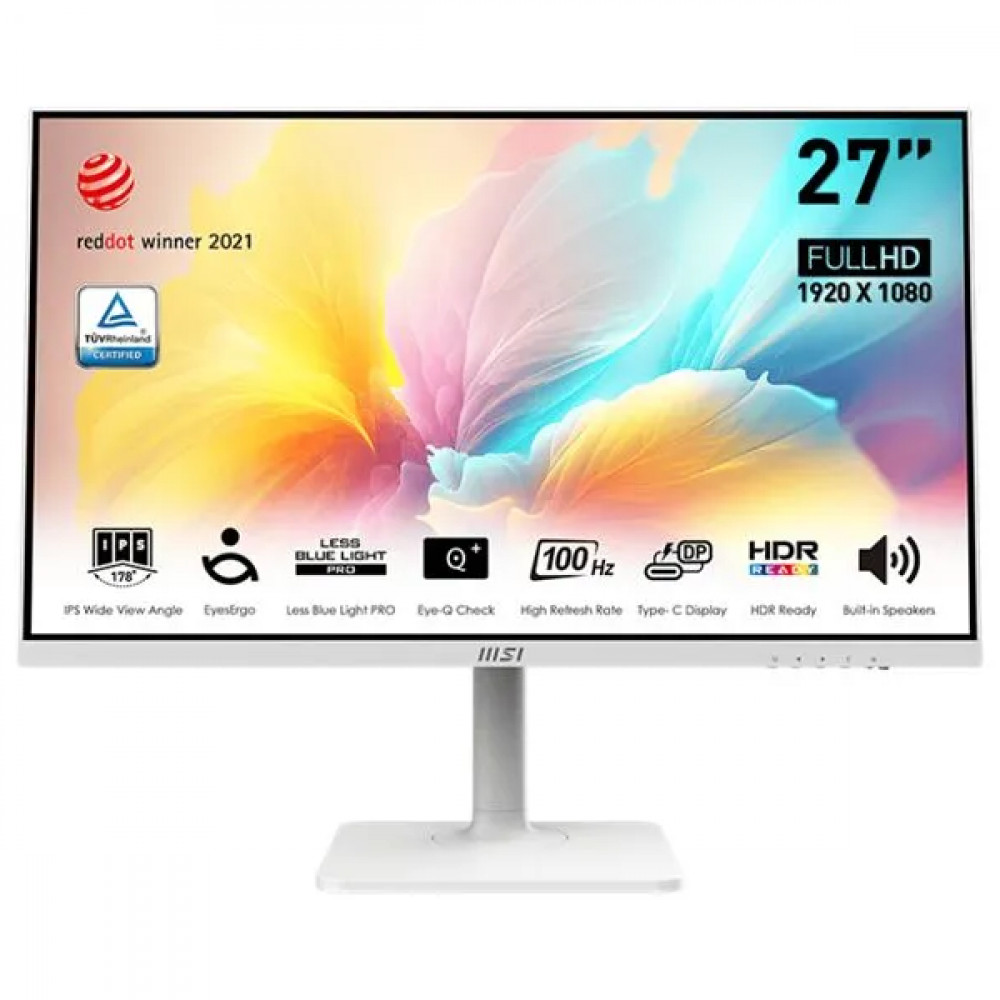 Монитор MSI Modern MD2712PW 9S6-3PA49H-218 27 ", IPS, Full HD 1920x1080 (16:9), 100 Гц — фото товара