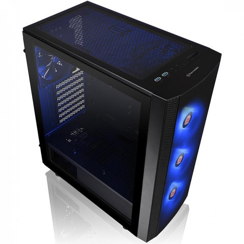 Корпус Thermaltake Versa J25 Tempered Glass RGB Edition CA-1L8-00M1WN-01 Mid-Tower - миниатюра 2