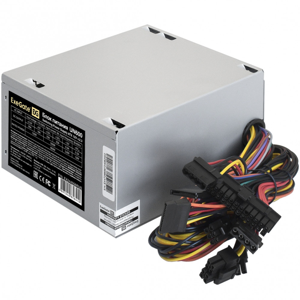 Блок питания ExeGate UN600 EX244556RUS-PC 600 Вт - миниатюра 2