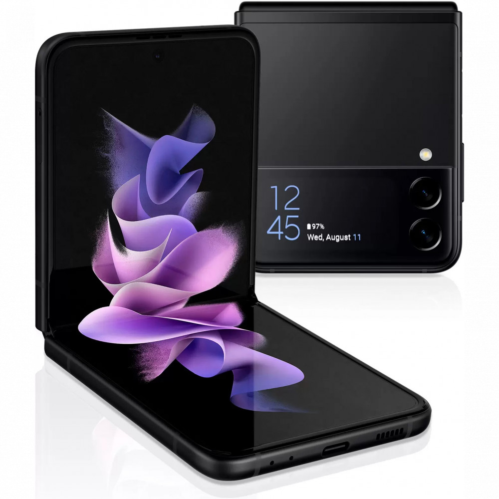 Смартфон Samsung Galaxy Z Flip 3 128GB Black SM-F711BZKASKZ — фото товара