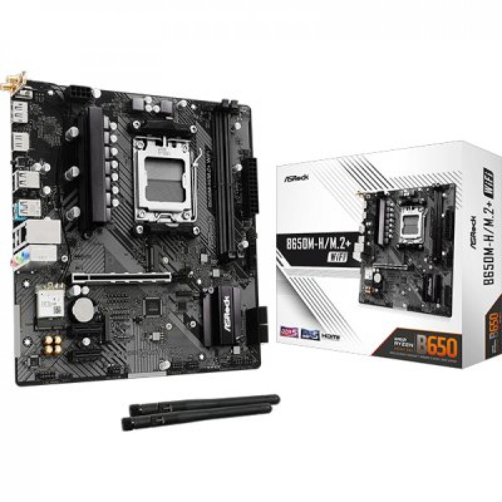 Материнская плата ASRock B650M-H/M.2+ WIFI Micro-ATX, AMD AM5 - миниатюра 3
