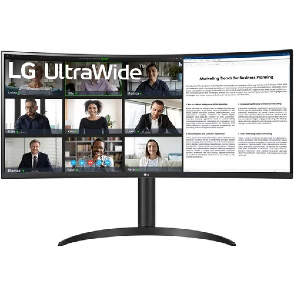 Монитор LG 32UN880K-B 34WR55QK-B.ARUZ 34 ", IPS, Ultra-Wide QHD 3440x1440 (21:9), 100 Гц — фото товара