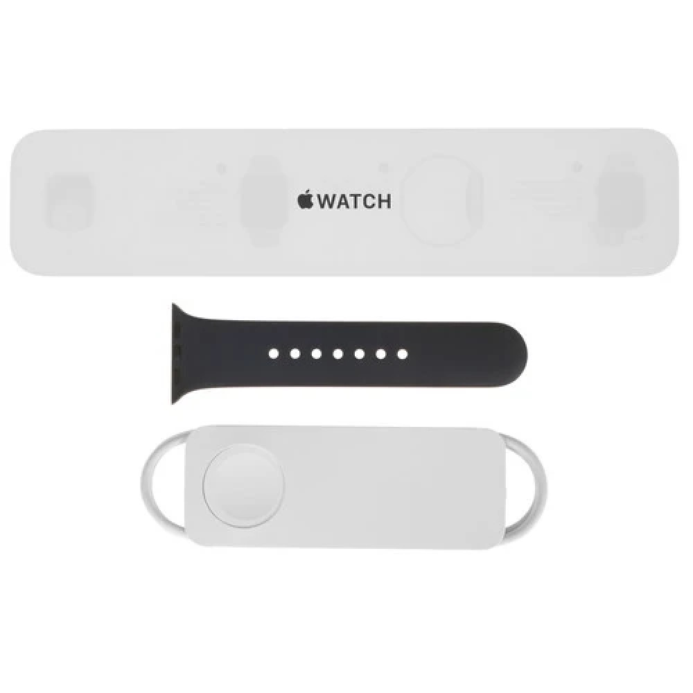 Apple Watch Series 7 GPS 41mm Midnight Aluminium Case with Midnight Sport Band MKMX3GK Смарт-часы - миниатюра 3
