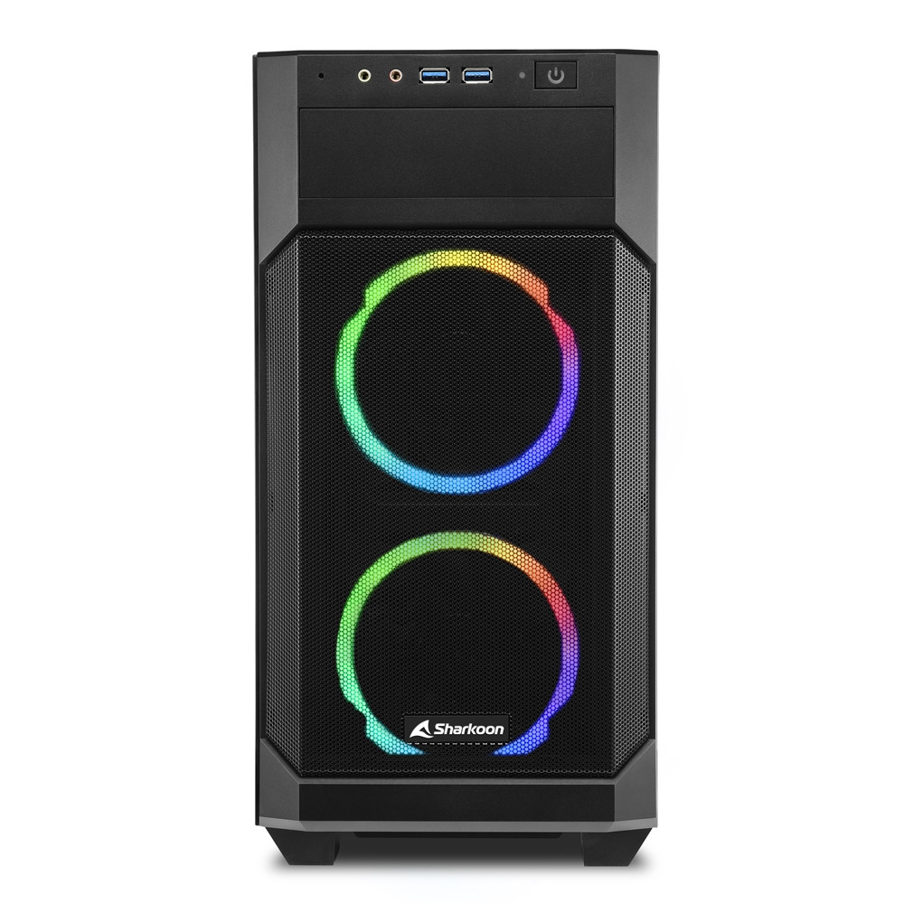 Корпус Sharkoon RGB V1000 Mini-Tower - миниатюра 3