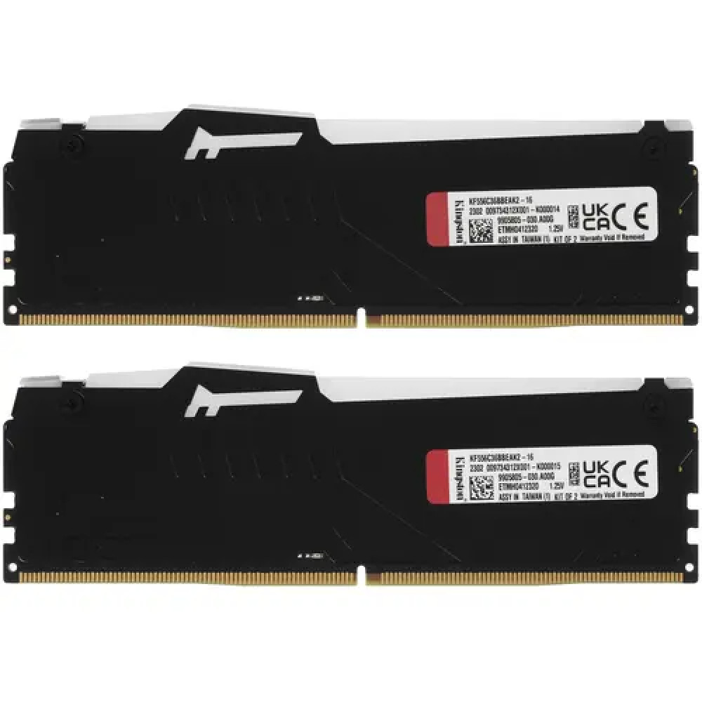 ОЗУ Kingston Fury Beast RGB KF556C36BBEAK2-16 DIMM, DDR5, 16 Гб (2 х 8 Гб), 5600 МГц - миниатюра 2
