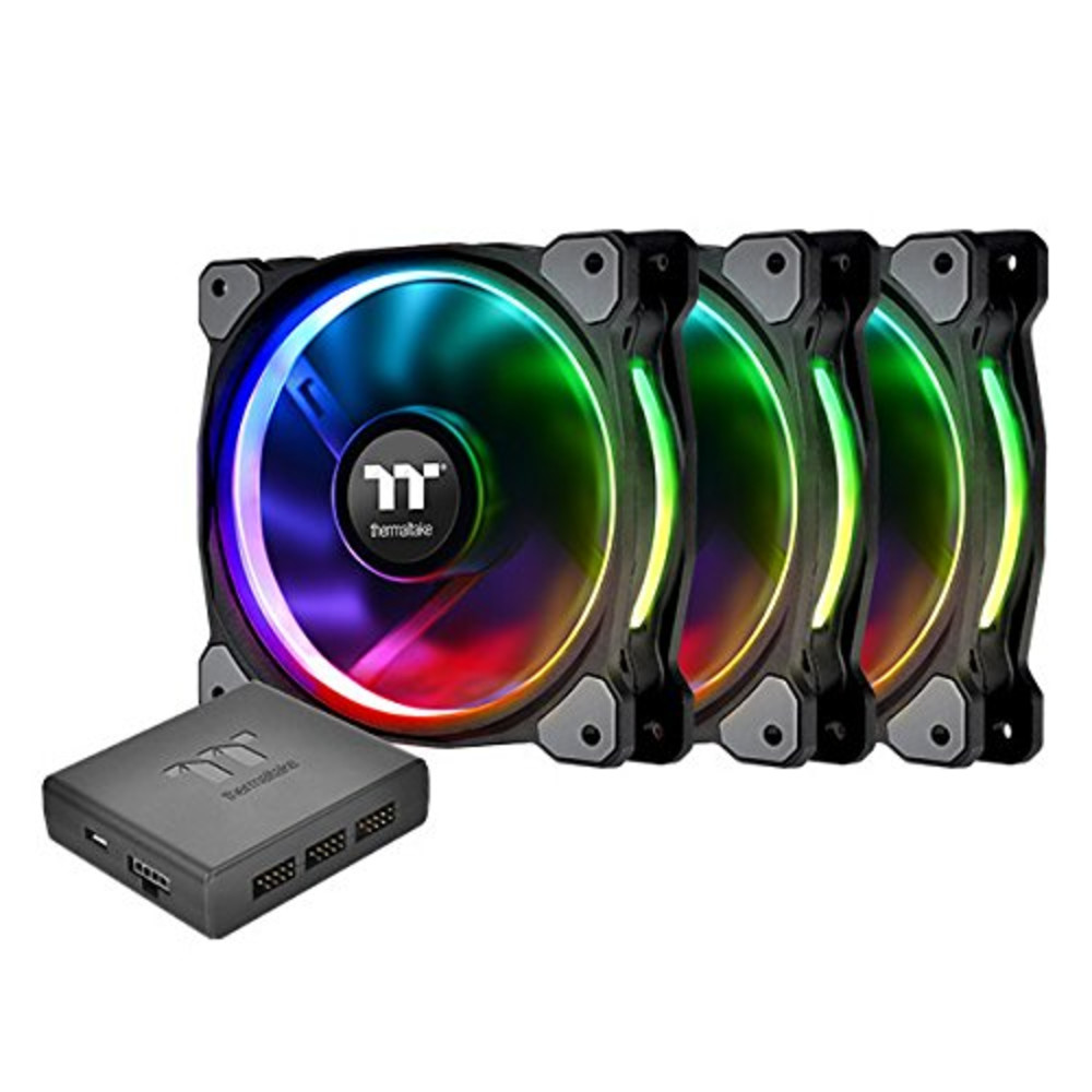 Система охлаждения Thermaltake Riing Plus 12 RGB TT Premium Edition CL-F053-PL12SW-A — фото товара