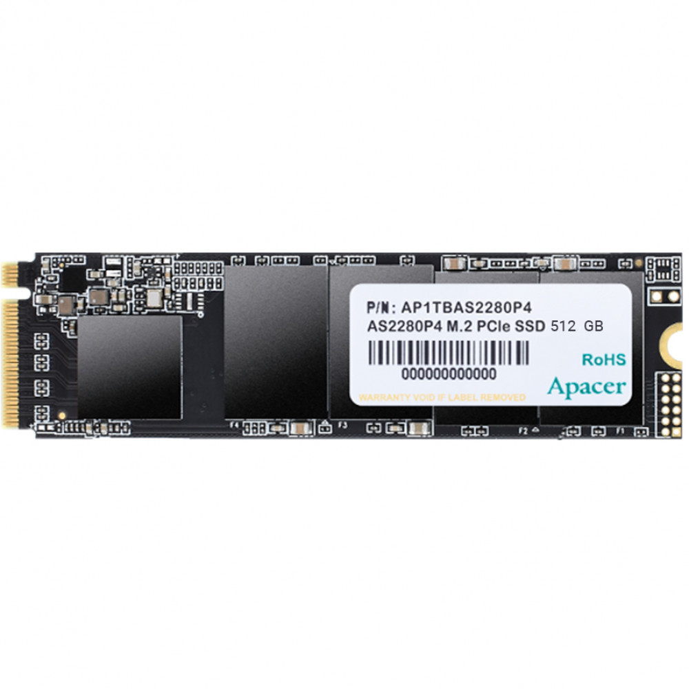 Жесткий диск Apacer AS2280P4 AP512GAS2280P4-1 SSD (твердотельные), 512 ГБ, M.2, PCIe — фото товара