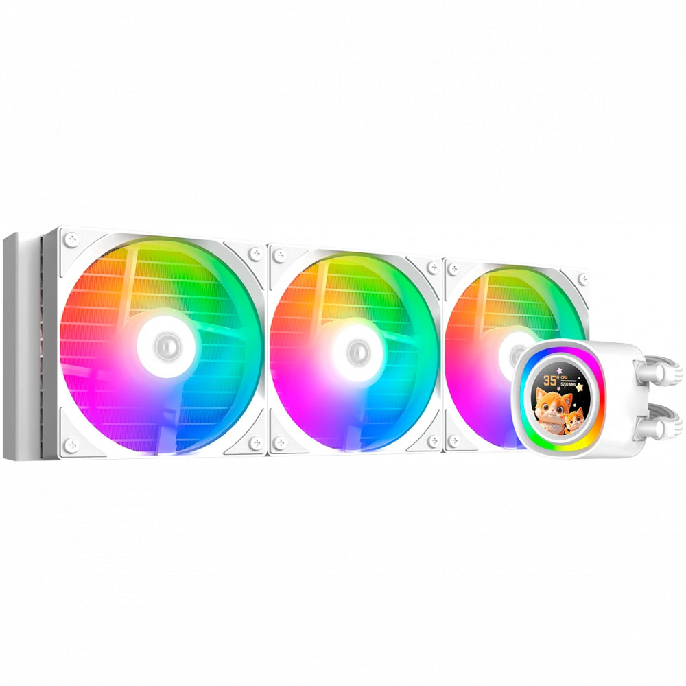Система охлаждения ID-Cooling FX360 LCD WHITE Для процессора — фото товара