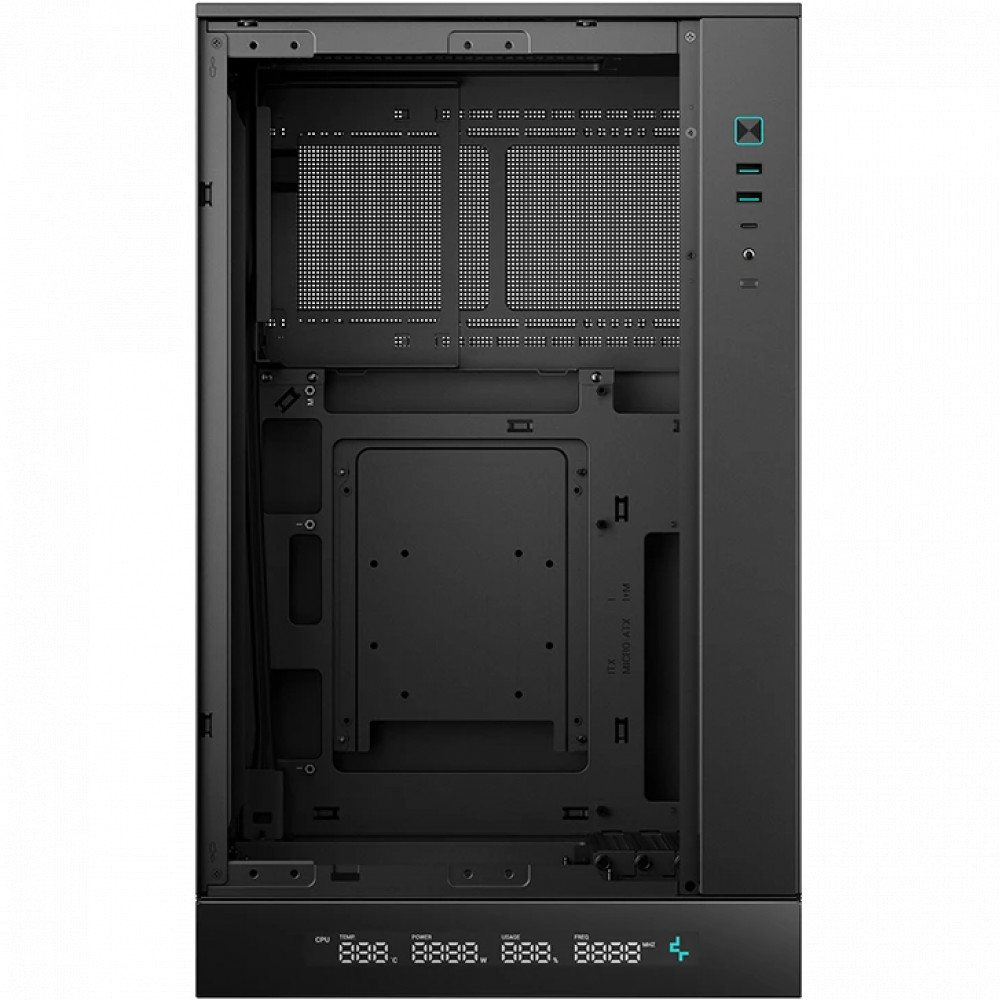 Корпус Deepcool CH270 Digital Black R-CH270-BKNDM0-G-1 Mini-Tower - миниатюра 3