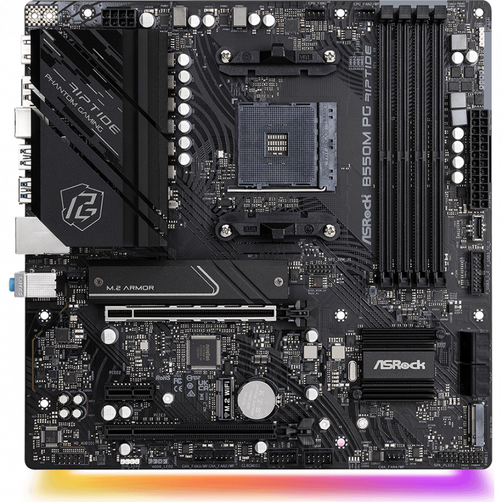 Материнская плата ASRock B550M PG RIPTIDE Micro-ATX, AMD AM4 - миниатюра 2