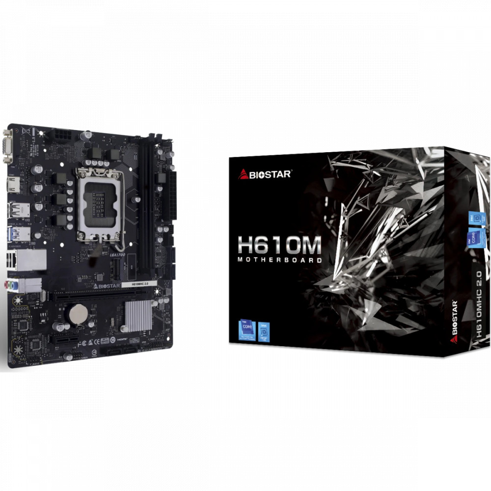 Материнская плата BIOSTAR H610MHC 2.0 Micro-ATX, LGA 1700 - миниатюра 4