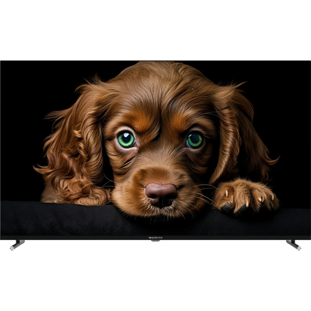 Телевизор Topdevice TDTV55CQ08U Black TDTV55CQ08U_BK 55 ", Smart TV, Черный — фото товара
