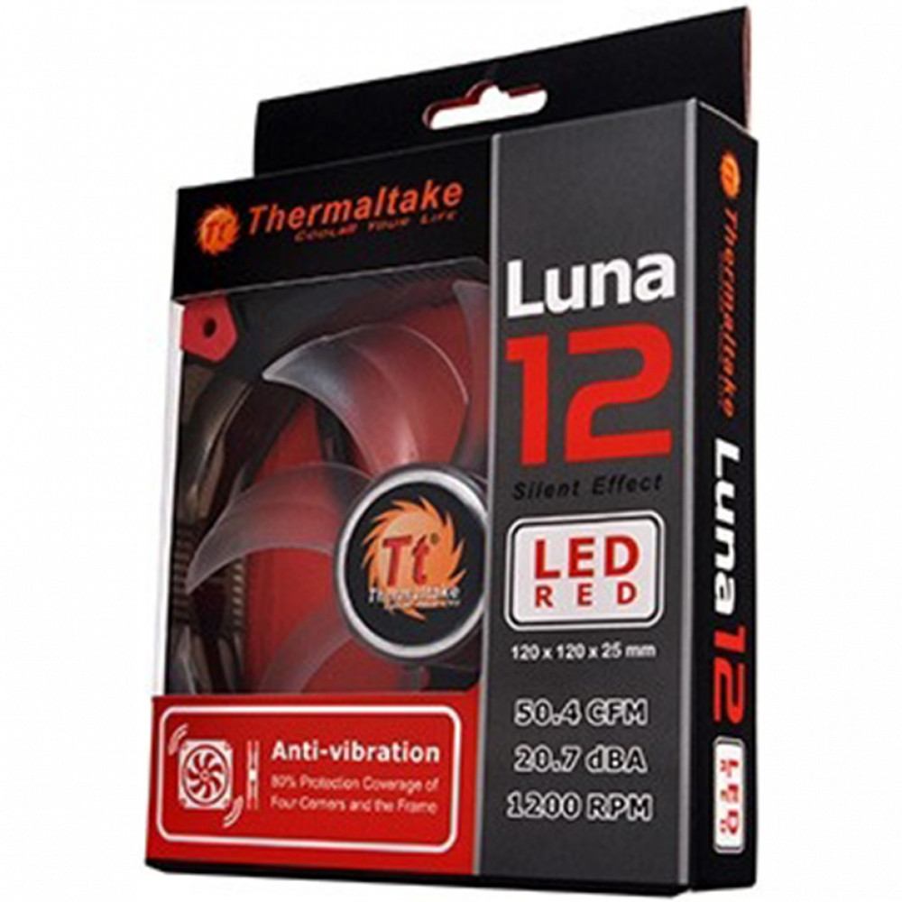 Система охлаждения Thermaltake Luna 12 LED Red CL-F017-PL12RE-A - миниатюра 3