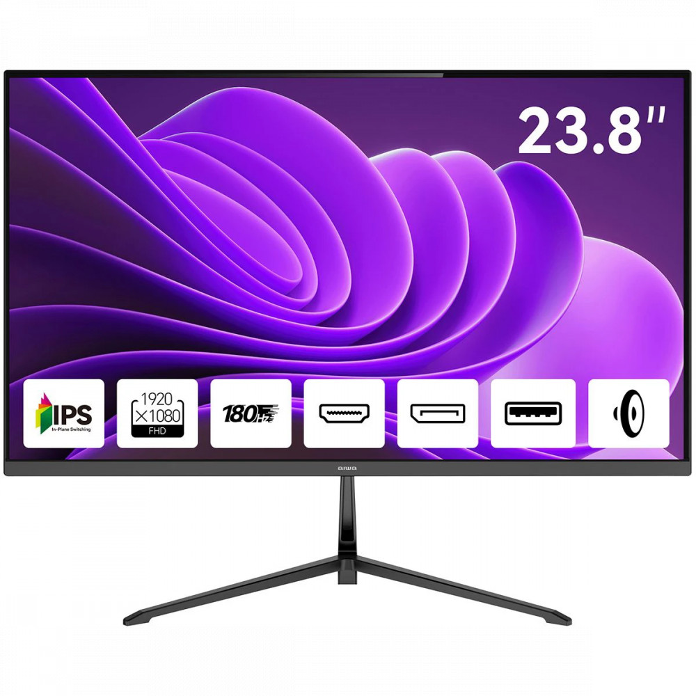 Монитор Aiwa MD2410 23.8 ", IPS, Full HD 1920x1080 (16:9), 180 Гц — фото товара