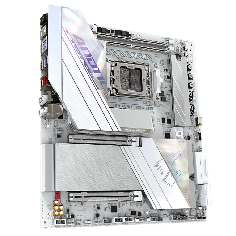 Материнская плата Gigabyte X870 AORUS TACHYON ICE (REV 1.0) E-ATX, AMD AM5 - миниатюра 3