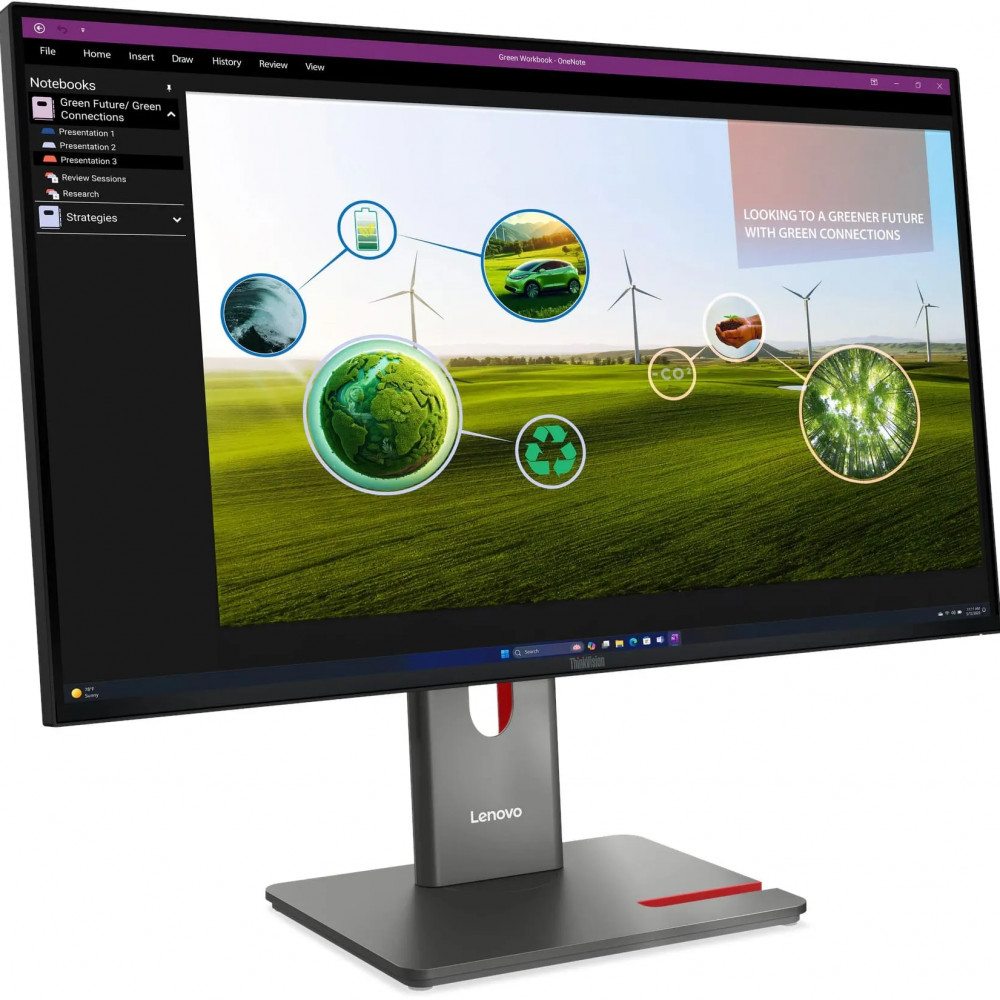 Монитор Lenovo ThinkVision P27Q-40 64A7GAT6EU 27 ", IPS, Quad HD 2560x1440 (16:9), 120 Гц - миниатюра 2