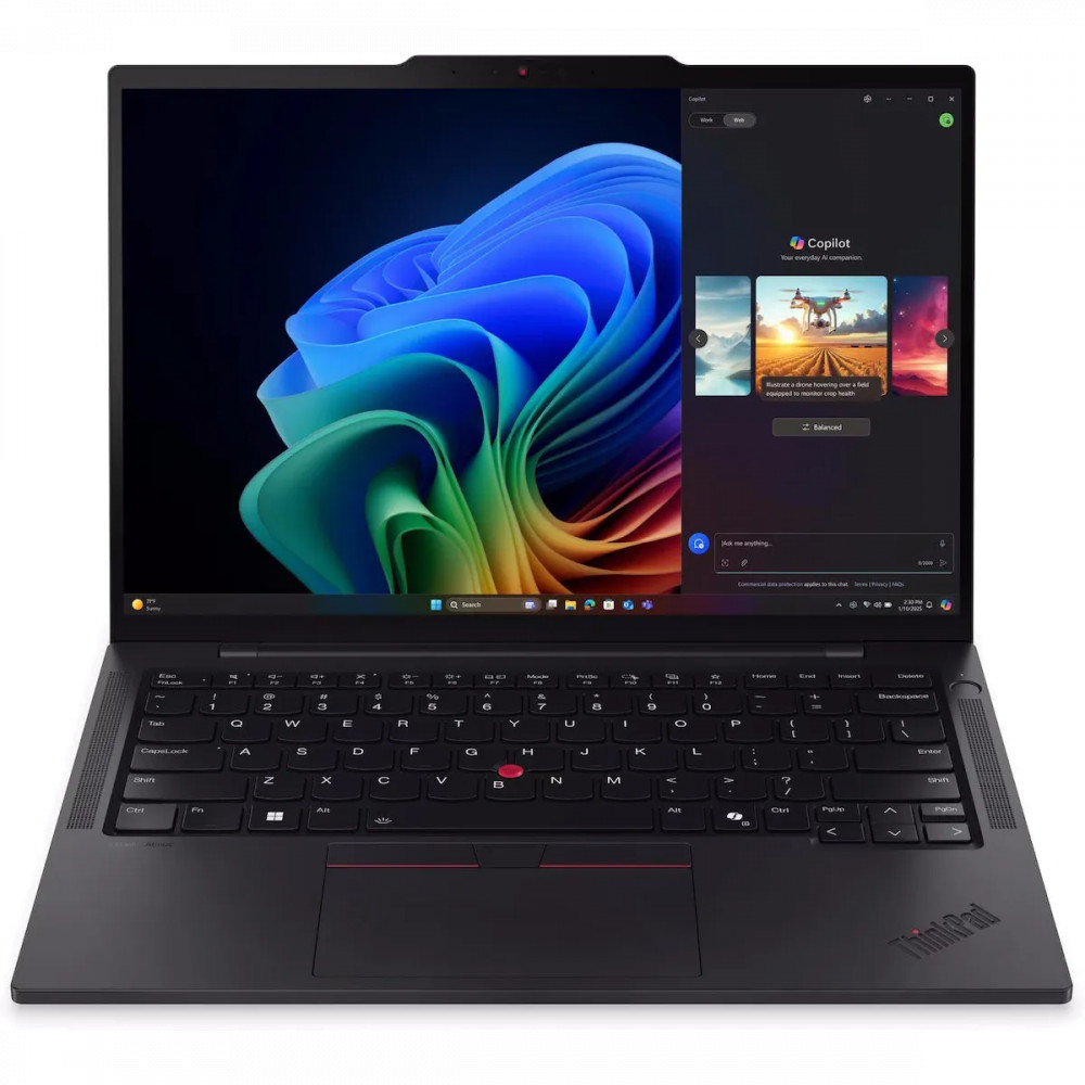 Ноутбук Lenovo ThinkPad T14s Gen 6 Intel 21QX00Q3FW 14 ", WUXGA 1920x1200 (16:10), Intel, Core Ultra 7, 32 Гб, 512 ГБ, Intel Graphics, Windows 11 Pro - миниатюра 2