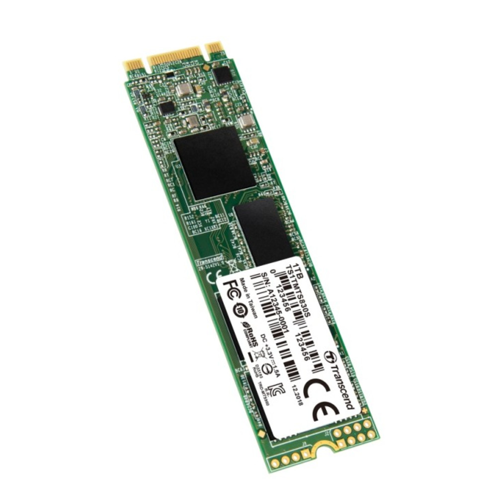 Жесткий диск Transcend MTS830 TS1TMTS830S SSD (твердотельные), 1 ТБ, M.2, SATA — фото товара
